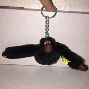 Kipling Black Mini Monkey Keychain
